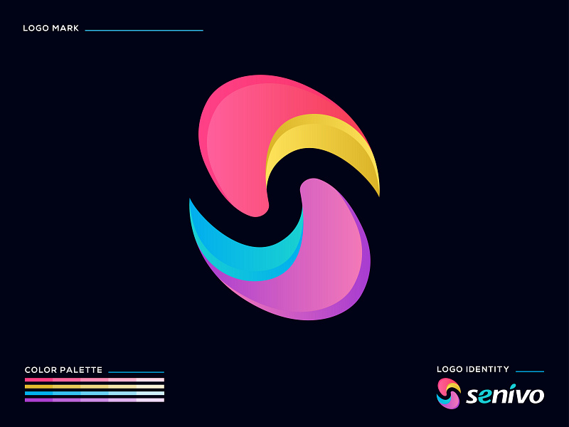 Senivo Brand Logo Design- app logo icon by Md Sadik Islam on Dribbble