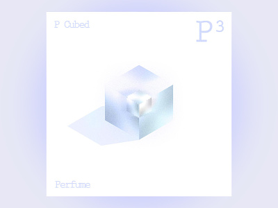 #9 p cubed by perfume 10x19 3d 3d design album art cinema 4d jpop pastel