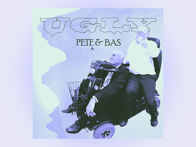 #4 ugly by pete & bas 10x19 album art gradients pastel photo manipulation psychedelic uk grime