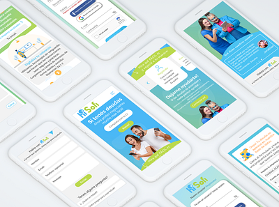 Debt collection web app branding ui ux