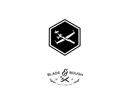 Blade and Bough Tree Care - Logo Design clean design logo modern simple design tree logo