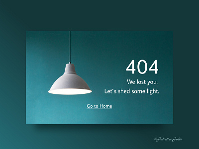 UI deisgn of 404 page (1) #DailyUI #008 #page404