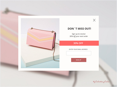 Design a Pop-Up #DailyUI #016 #pop-up