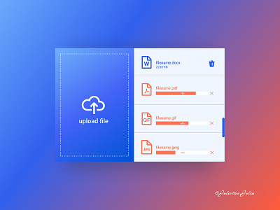 Design an upload file screen. #DailyUi #Day31 #031 dailyui dailyuichallenge design forms ui upload design upload element upload file uploader uploading ux web webdesign