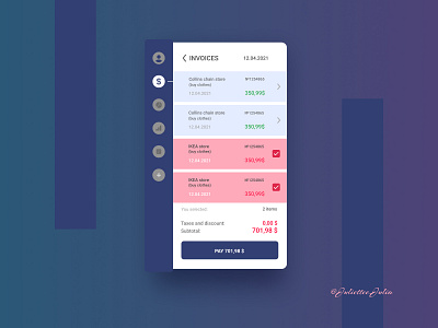 Design invoice. #DailyUi #Day46 #046 046 dailyui dailyuichallenge day46 design forms invoice design invoices mobile app invoice mobile design ui ux web webdesign