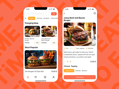 Food Delivery App Concept