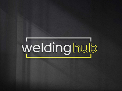 Logo design for Welding hub foundation. black design brand design brand identity design branding business business design foundation logo design logodesign minimalism