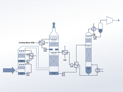 Carbon Capture Diagram carbon capture diagram industrial infographic science