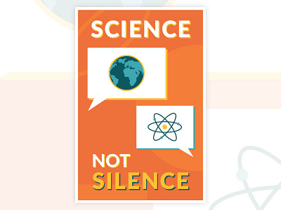 March for Science Poster Series - #1 globe march for science poster poster series protest science sign
