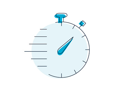 Time Flies clock icon illustration time timer