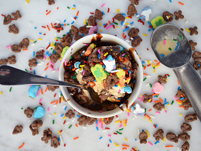 More Ice Cream art direction chocolate general mills ice cream lucky charms photography sundae