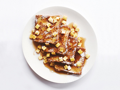 French breakfast cereal food styling french toast photography syrup