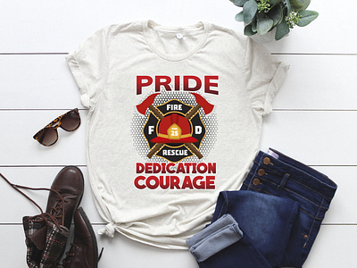 Firefighter T-shirt Design