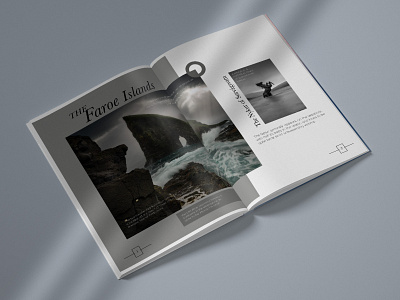 Faroe Islands Magazine Layout design faroe islands graphic design layout magazine