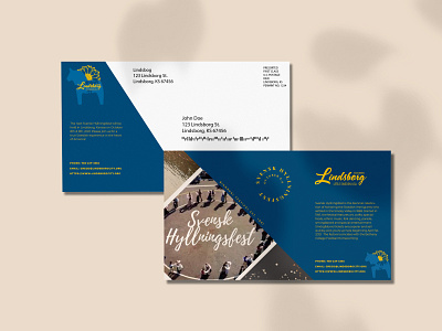 Lindsborg Mailer Concept design graphic design layout mailer