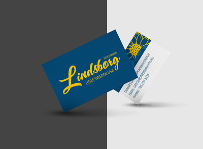 Lindsborg Business Card Concept branding business card concept design graphic design layout mockup