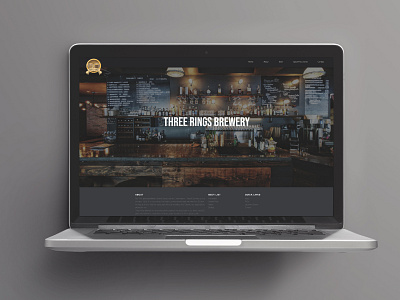 Brewery Web Concept concept design graphic design layout web