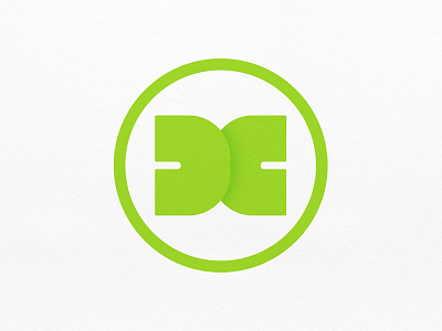 Personal Identity Badge (need feedback) badge circle dc emblem green identity lettermark logo personal