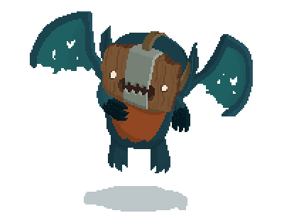 Winged Gremlin - Pixel Edition adventure board creature fantasy game gremlin illustration monster playing roll rpg winged