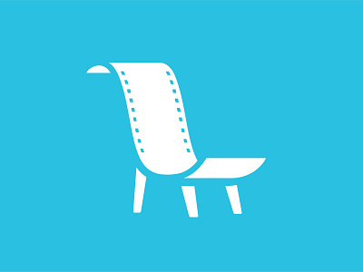 Actor Lounge actor chair logo lounge simple vector