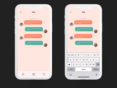 Messaging Feature app branding design figma illustration messaging minimal typography ui ux