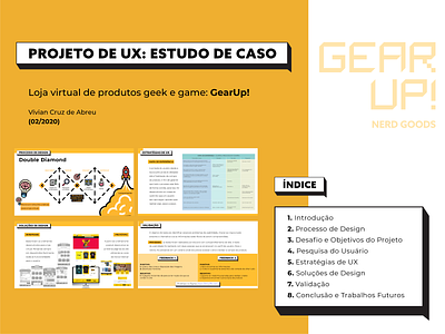 Design UX/UI: GearUp! graphicdesign uxdesign uxresearch visual design visual identity