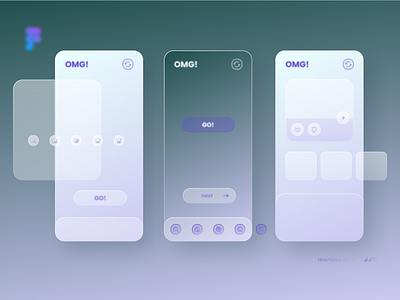 Trend 2021 - glassmorphism 2021 app blur figma free freebies glass glassmorphism neumorph neumorphic neumorphism new trends ui