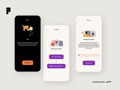 🐱 🐶 UI feedback mobile design