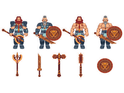 Dwarf Illustrations armor avatar beard character decorative drawing dwarf face fantasy game gnome