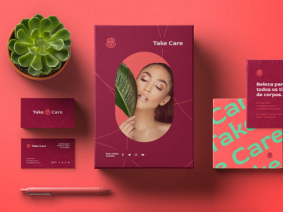 Take Care aesthetic brand branding design graphic design illustration logo logotype