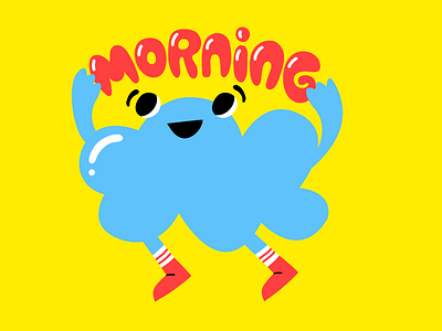 Morning Cloud Snapchat Sticker