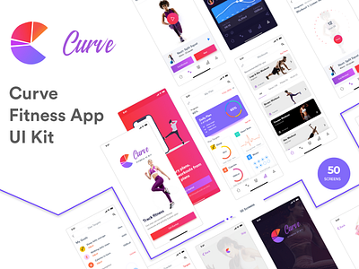 Curve - Fitness App UI Kit
