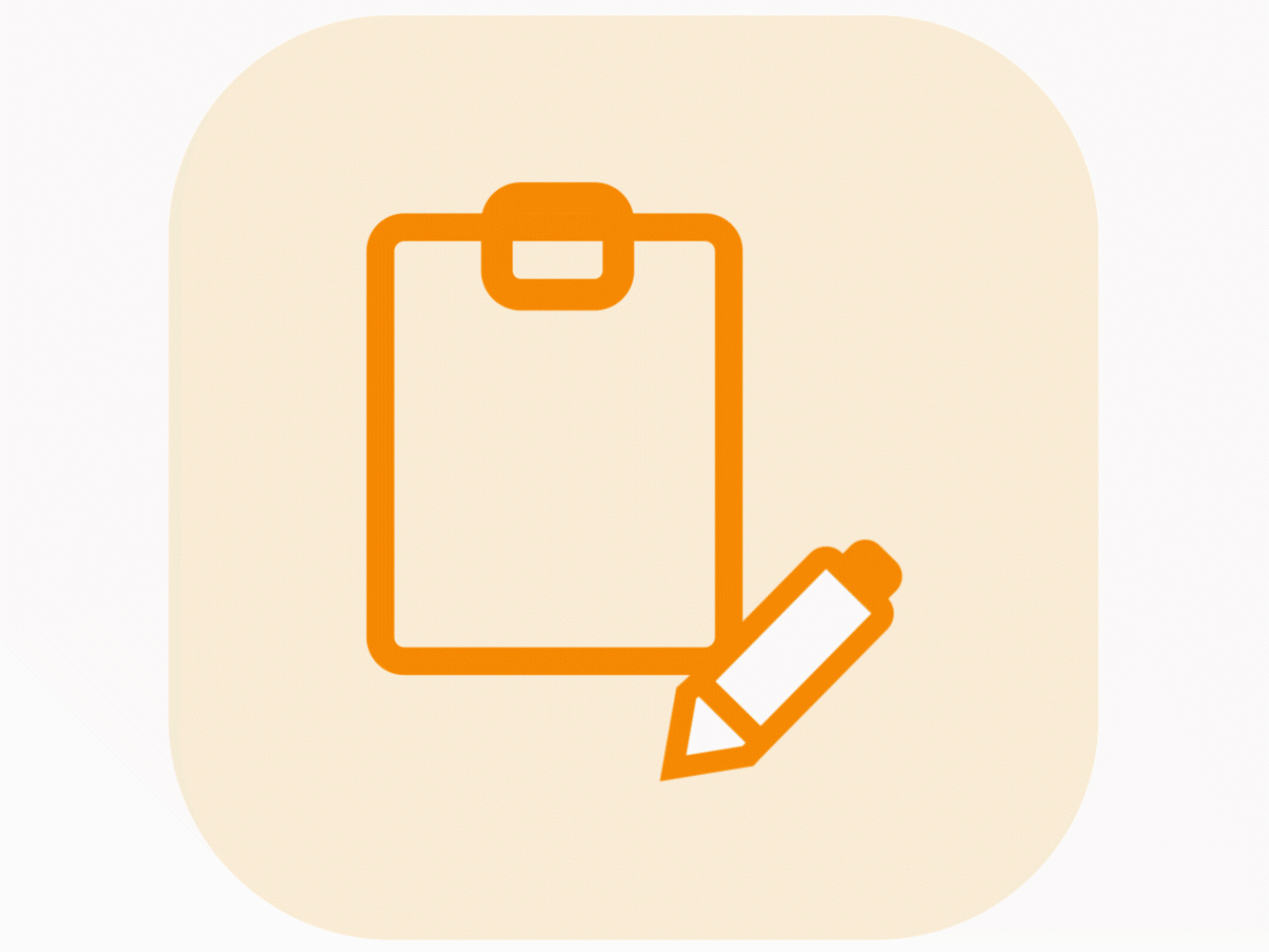 Notes Animated Logo animation app design icon vector