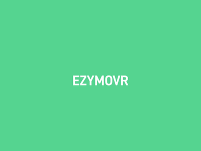Application screens for EZYMOVR animation app design ui ux vector
