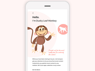 Zoo App app design illustration ui