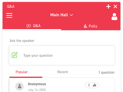 Features - Q&A and Polls