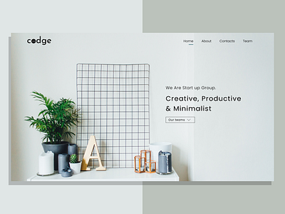 Minimalist Web Design design hero image inspiration inspire minimalist minimalist design minimalistic ui web layout webdesign