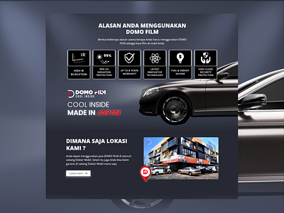 Website Section | Automotive company design hero image inspiration ui we webdesign