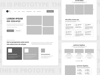 THIS IS PROTOTYPE company design elementor illustration inspiration ui web inspiration webdesign wordpress