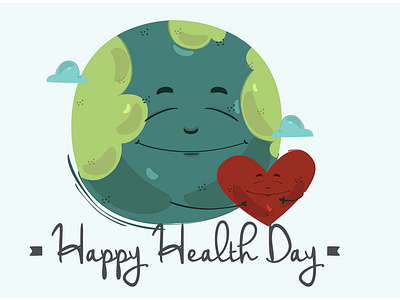 Happy World Health Day Background Illustration
