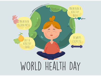 World Health Day 2021 Illustration 2021 activities celebration creative day design health illustration vector world