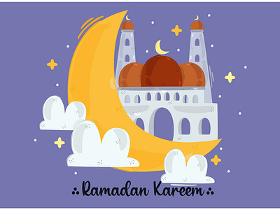 Ramadan Kareem Hand Drawn Illustration