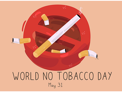 World No Tobacco Day Illustration