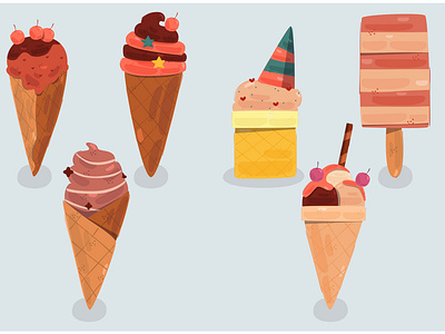 Ice Cream Illustration