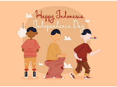 Indonesia Independence Day Celebration Illustration august celebration ceremony day holiday illustration independence indonesia national vector