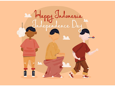 Indonesia Independence Day Celebration Illustration