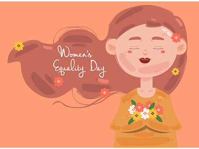 Women's Equality Day Illustration (3) celebration day equlity event female gender greeting illustration vector women