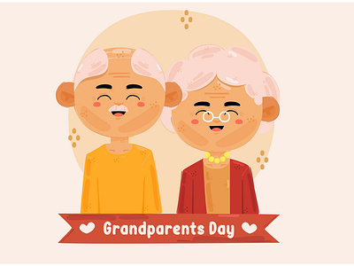 National Grandparents Day Illustration