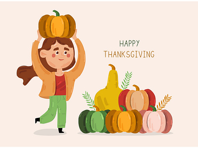 Thanksgiving Background Illustration