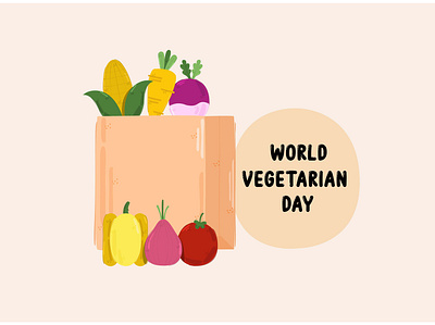 Shopping Bag with Vegetables Illustration bag celebration day food fruit illustration shop vector vegetable vegetarian